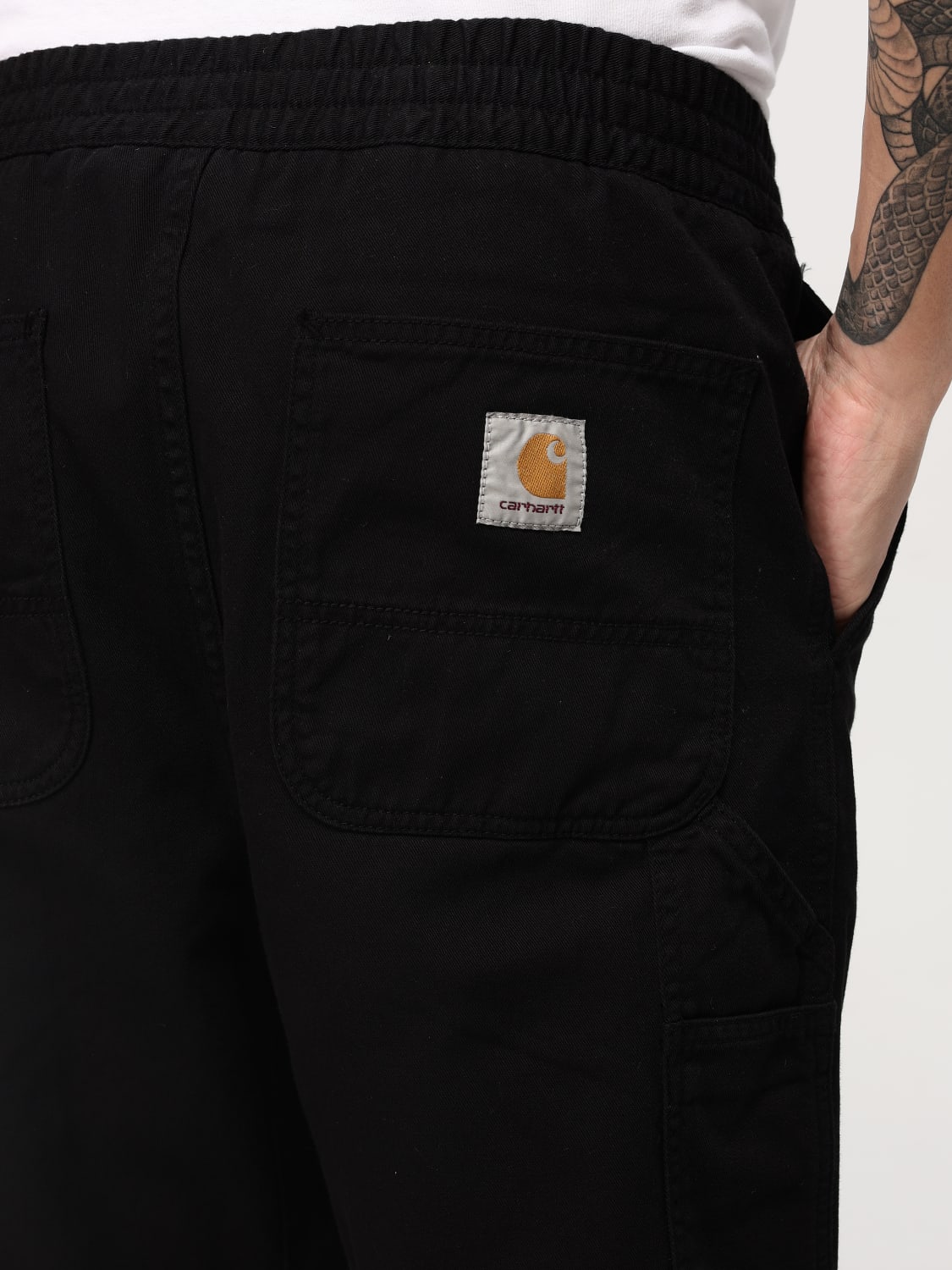 CARHARTT WIP HOSE: Hose herren Carhartt Wip, Schwarz - Img 4