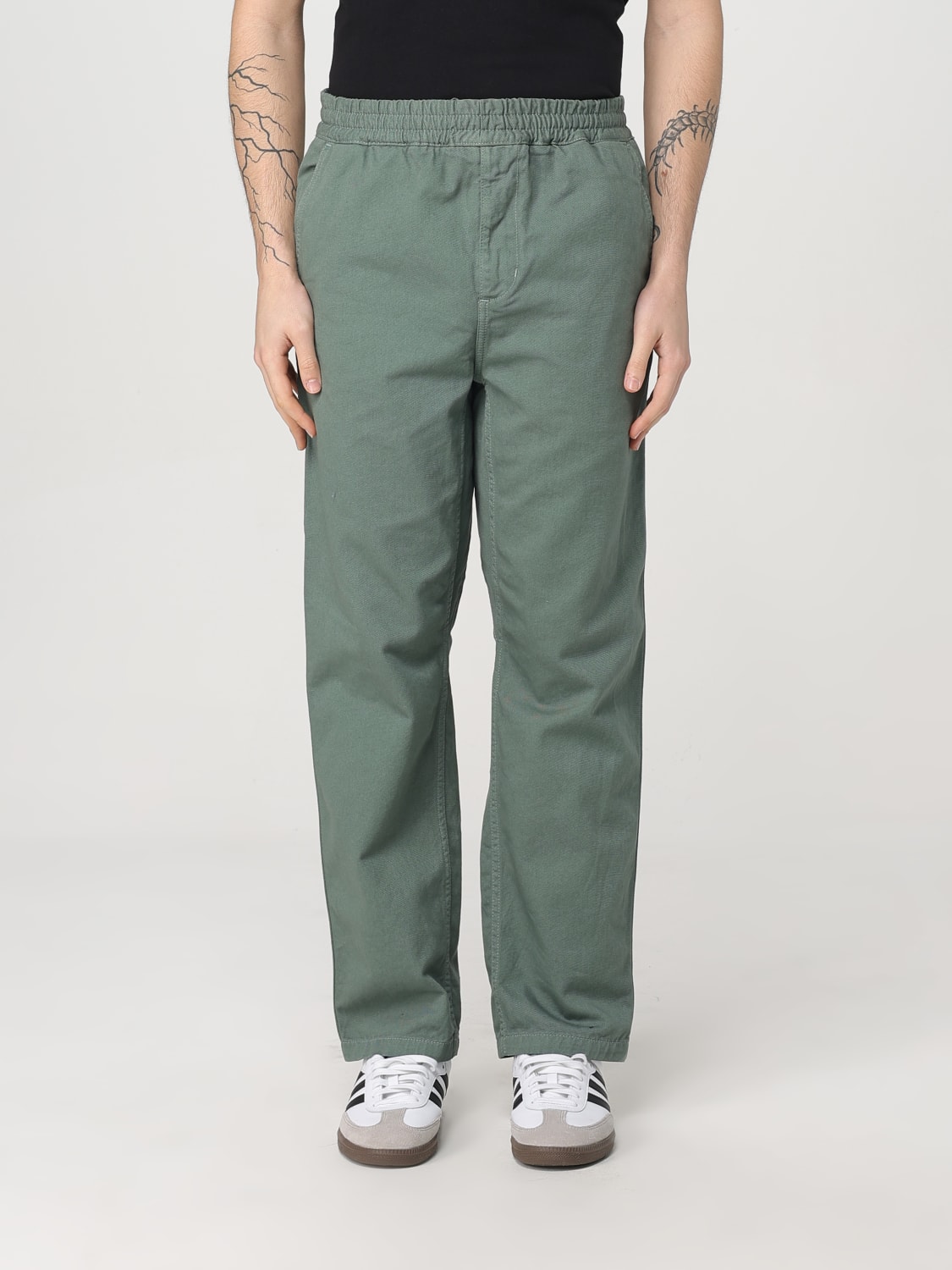 CARHARTT WIP PANTS: Pants men Carhartt Wip, Green - Img 1