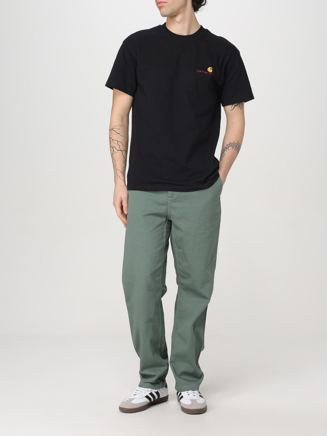 CARHARTT WIP PANTS: Pants men Carhartt Wip, Green - Img 2