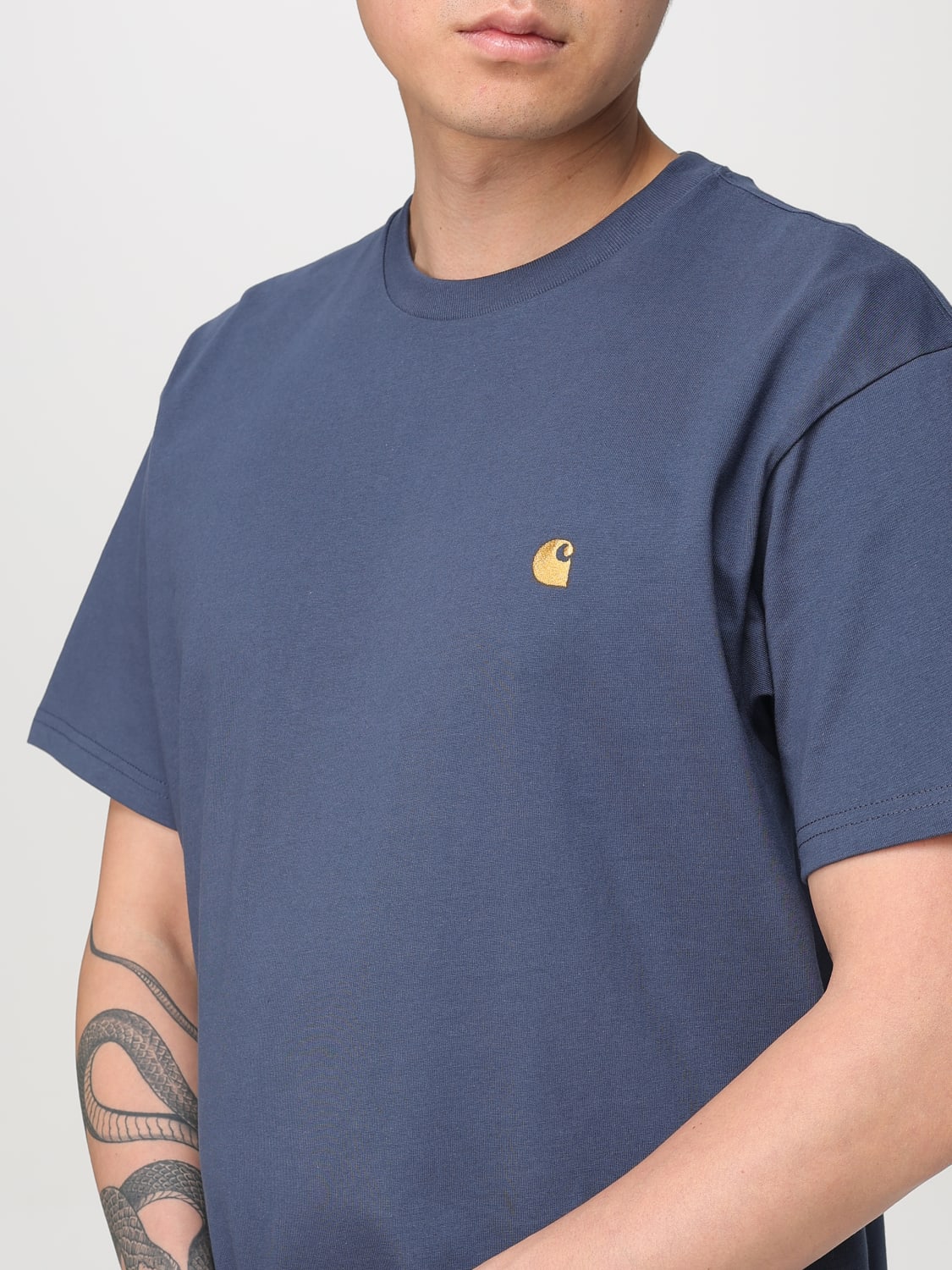 CARHARTT WIP T-SHIRT: T-shirt Carhartt Wip in cotone , Azzurro - Img 4