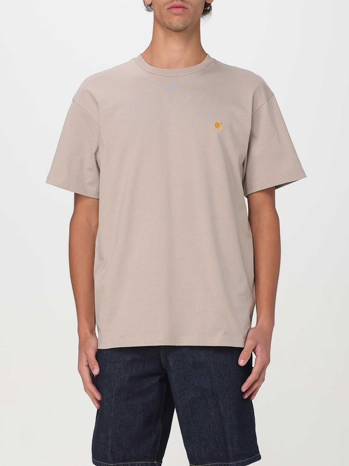 CARHARTT WIP T-SHIRT: T-shirt men Carhartt Wip, Beige - Img 1