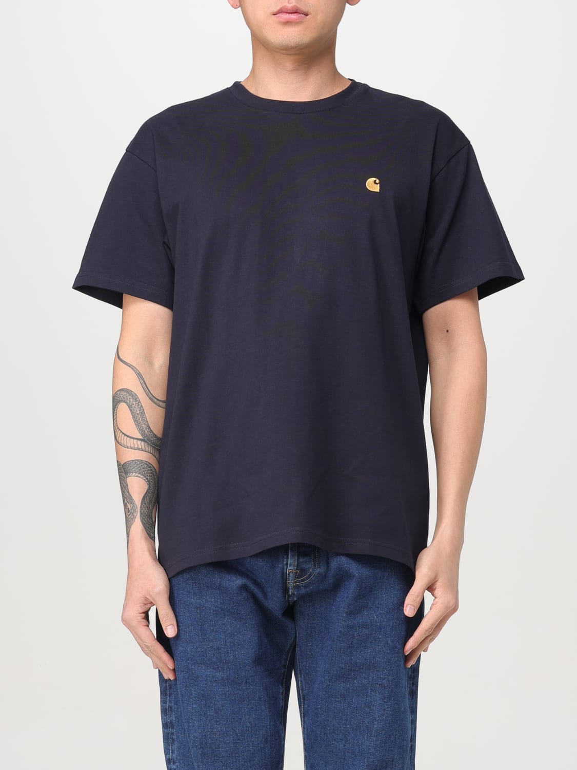Tシャツ・カットソー CARHARTT WIP Men T-shirt Navy I026391 00HXX CARHARTT WIP: T-shirt men - Navy | Carhartt Wip t-shirt