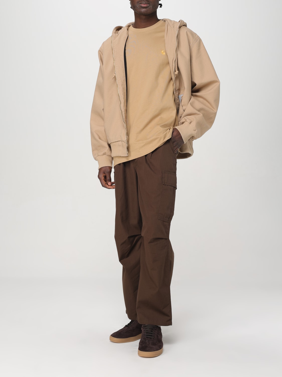 Tシャツ・カットソー CARHARTT WIP Men T-shirt Tobacco I026391 2N1XX CARHARTT WIP: T-shirt men - Tobacco | Carhartt Wip t-shirt
