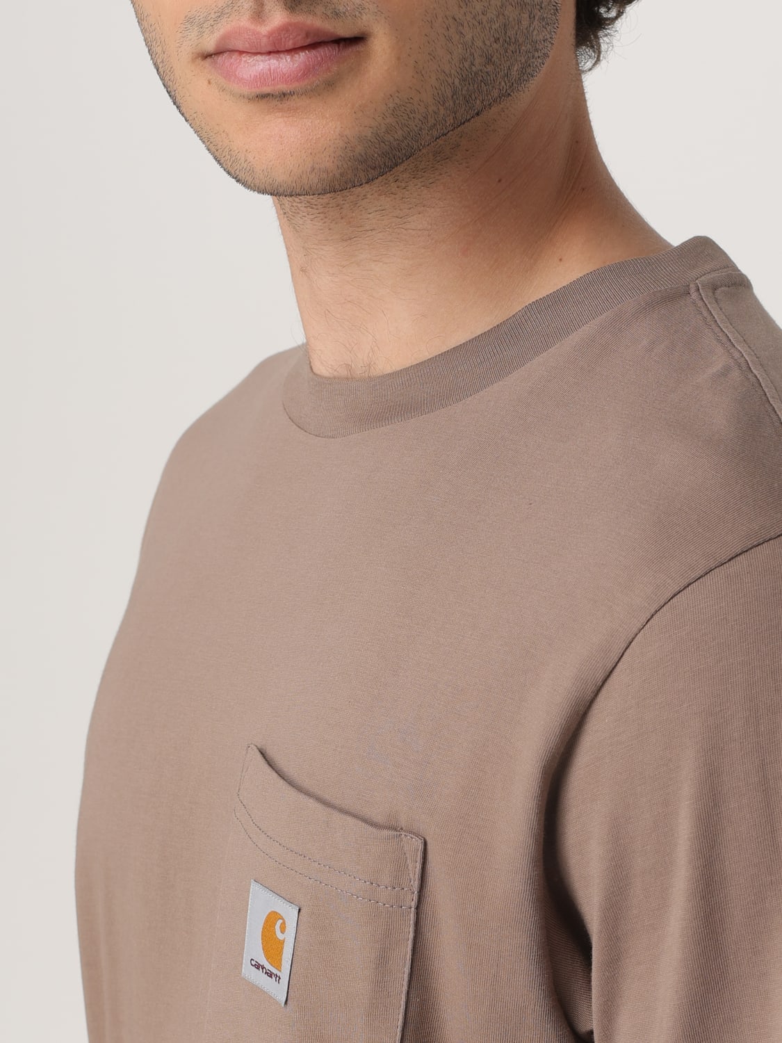Tシャツ・カットソー CARHARTT WIP Men T-shirt Dove Grey I030434 1YJXX CARHARTT WIP: T-shirt men - Dove Grey | Carhartt Wip t-shirt