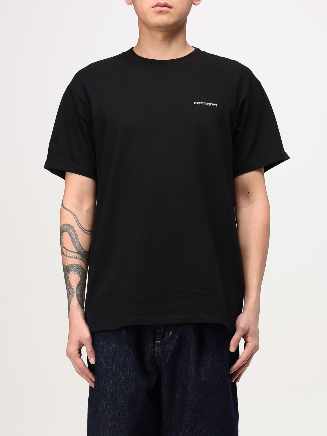 CARHARTT WIP メンズ 半袖Tシャツ I030435 00AXX CARHARTT WIP:Tシャツ メンズ - ブラック | GIGLIO.COM