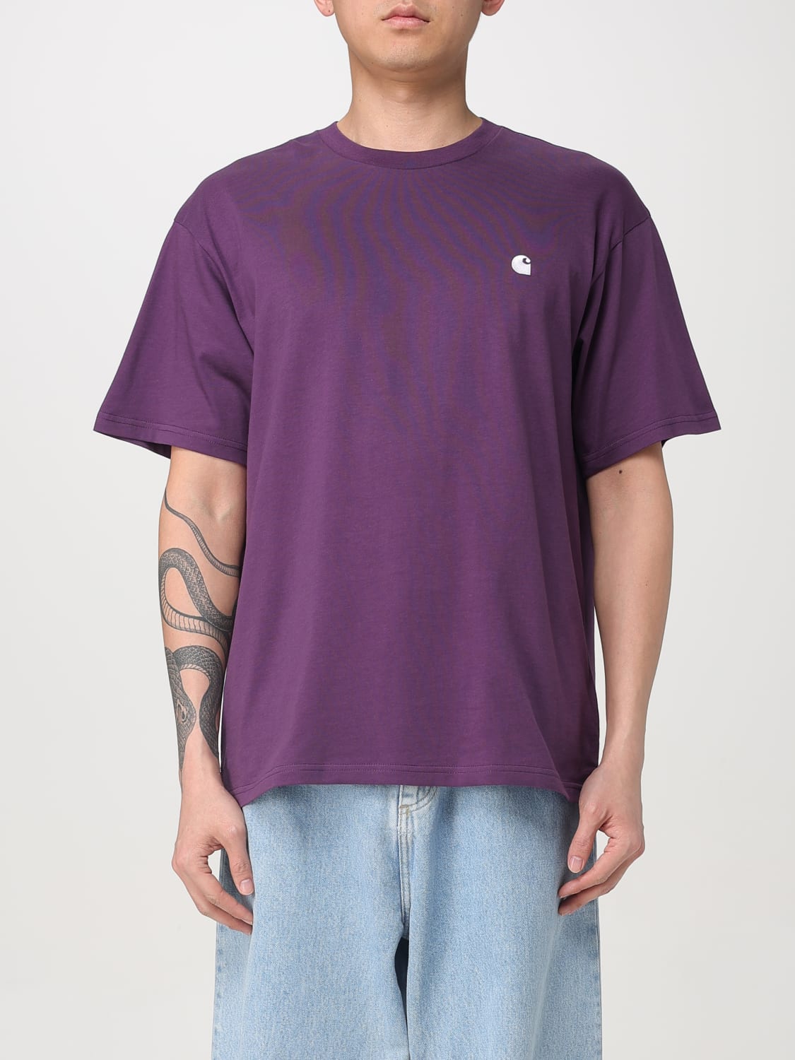 Tシャツ・カットソー CARHARTT WIP Men T-shirt Wine I033000 2RPXX CARHARTT WIP: T-shirt men - Wine | Carhartt Wip t-shirt