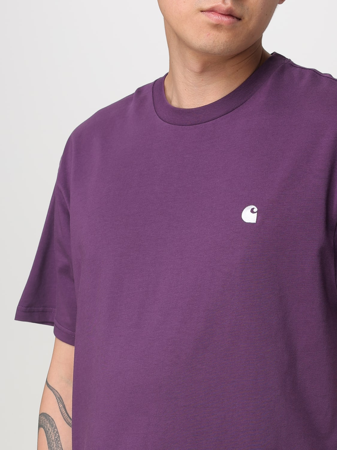 Tシャツ・カットソー CARHARTT WIP Men T-shirt Wine I033000 2RPXX CARHARTT WIP: T-shirt men - Wine | Carhartt Wip t-shirt