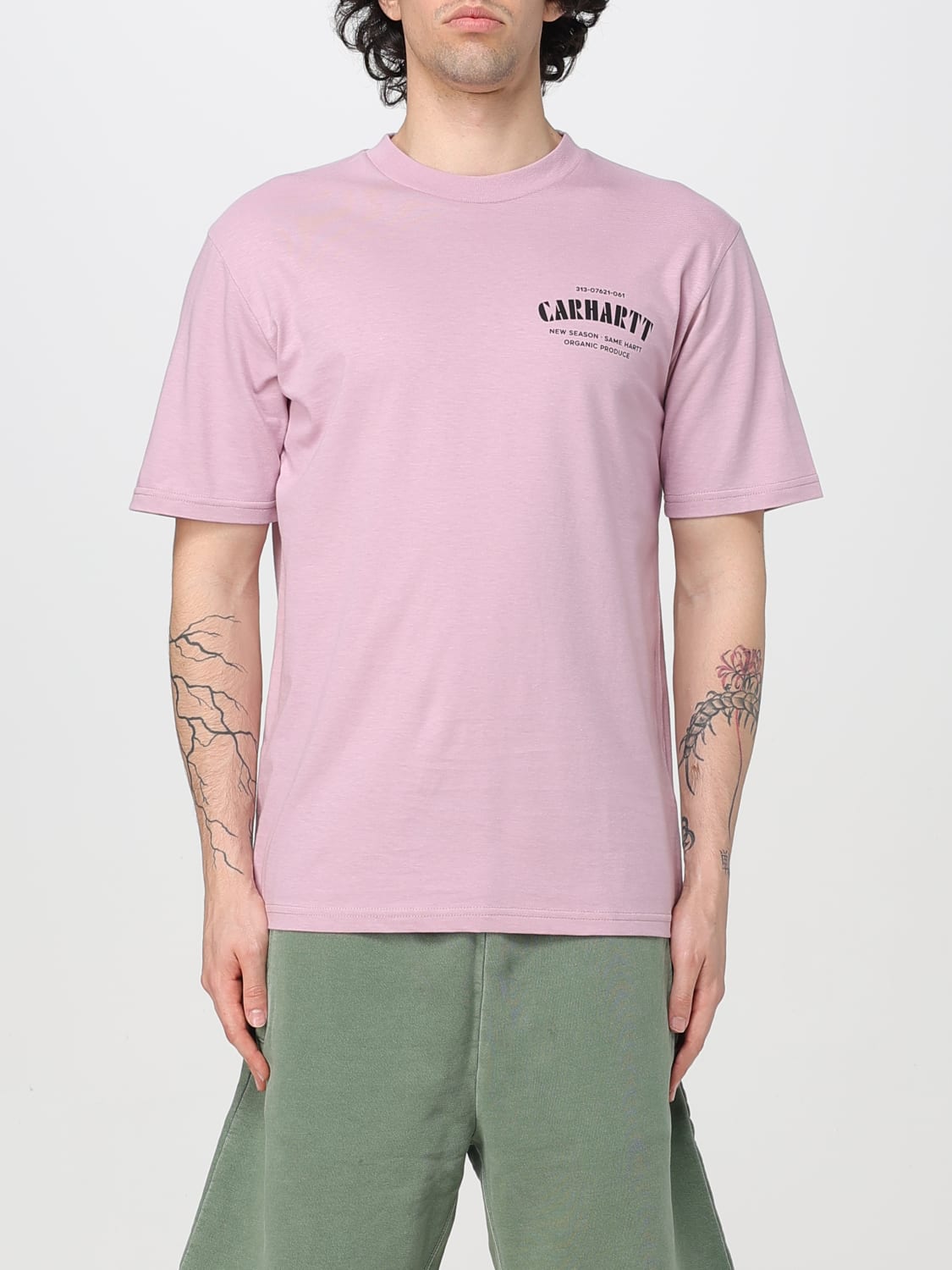 Tシャツ・カットソー CARHARTT WIP Men T-shirt Hortensia I034761 2P8XX CARHARTT WIP: T-shirt men - Hortensia | Carhartt Wip t-shirt
