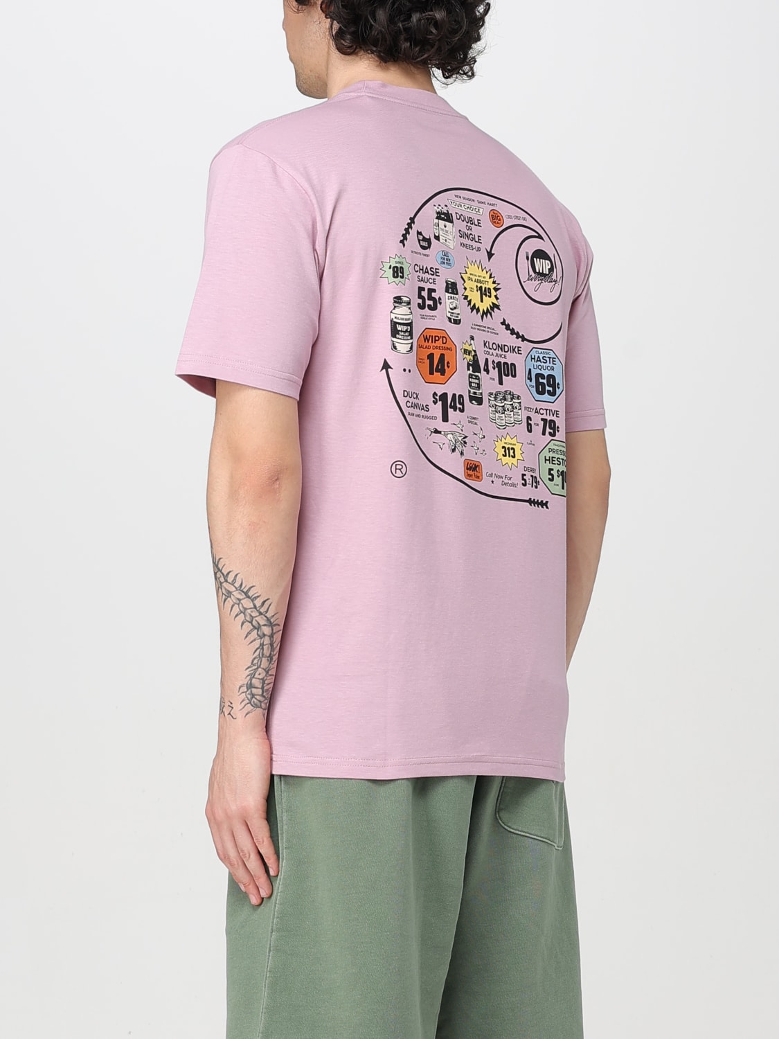 Tシャツ・カットソー CARHARTT WIP Men T-shirt Hortensia I034761 2P8XX CARHARTT WIP: T-shirt men - Hortensia | Carhartt Wip t-shirt
