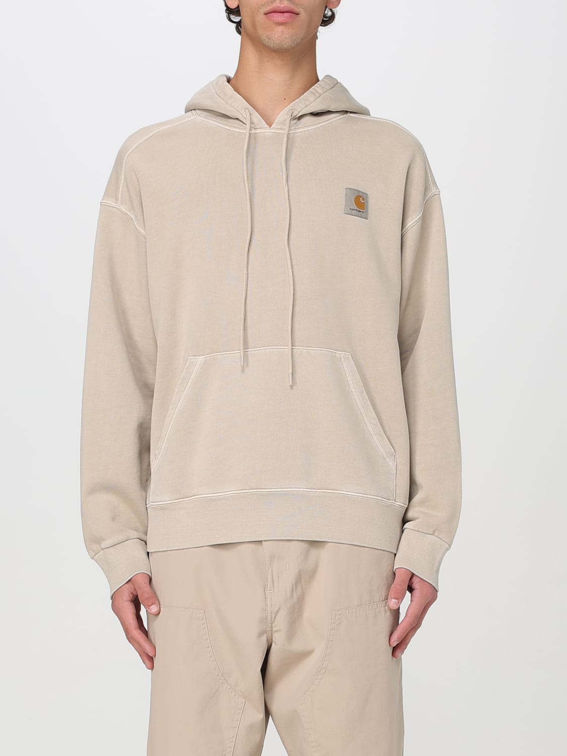 CARHARTT WIP SWEATSHIRT: Sweatshirt men Carhartt Wip, Natural - Img 1