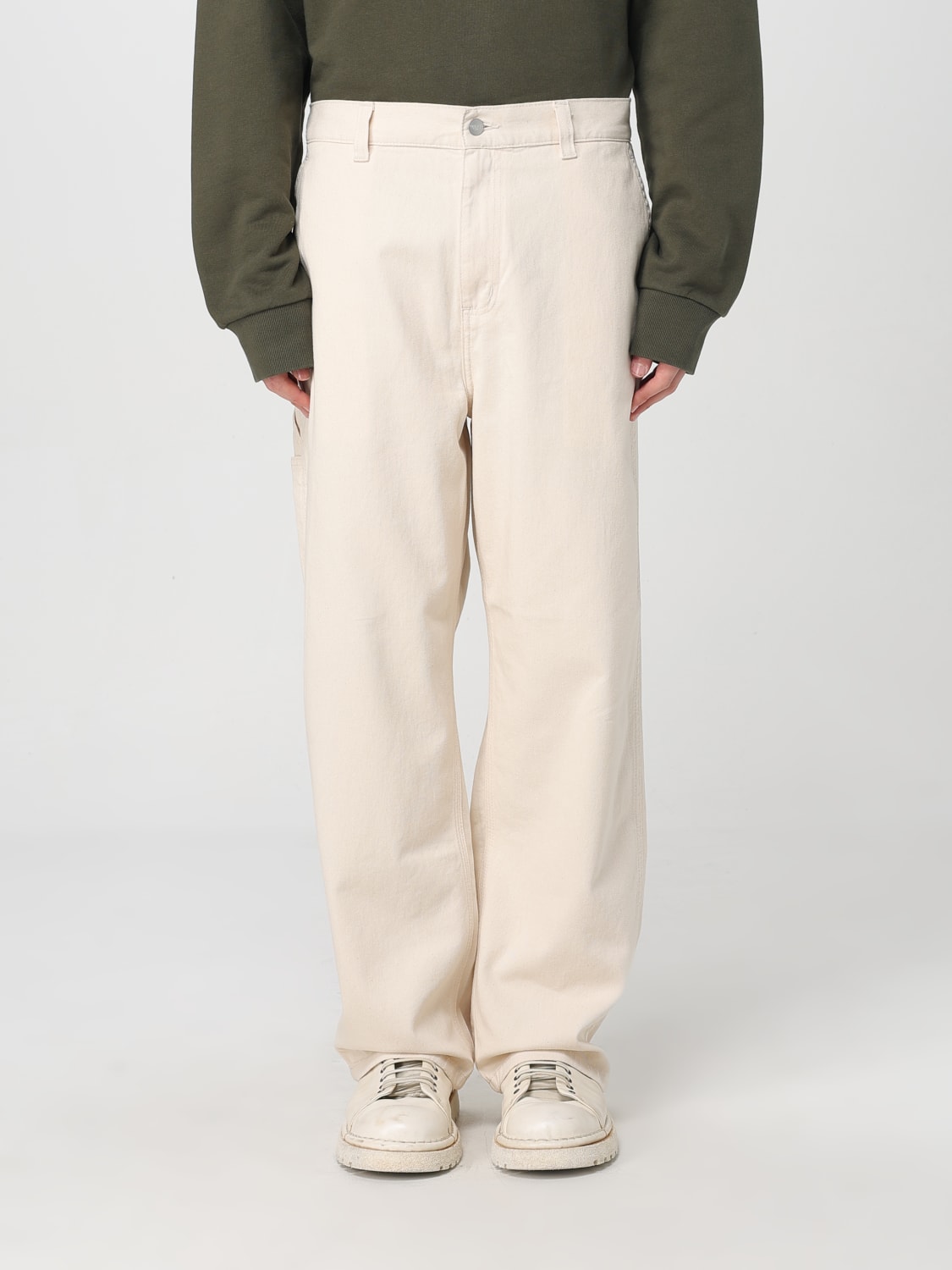 CARHARTT WIP PANTS: Pants men Carhartt Wip, Natural - Img 1