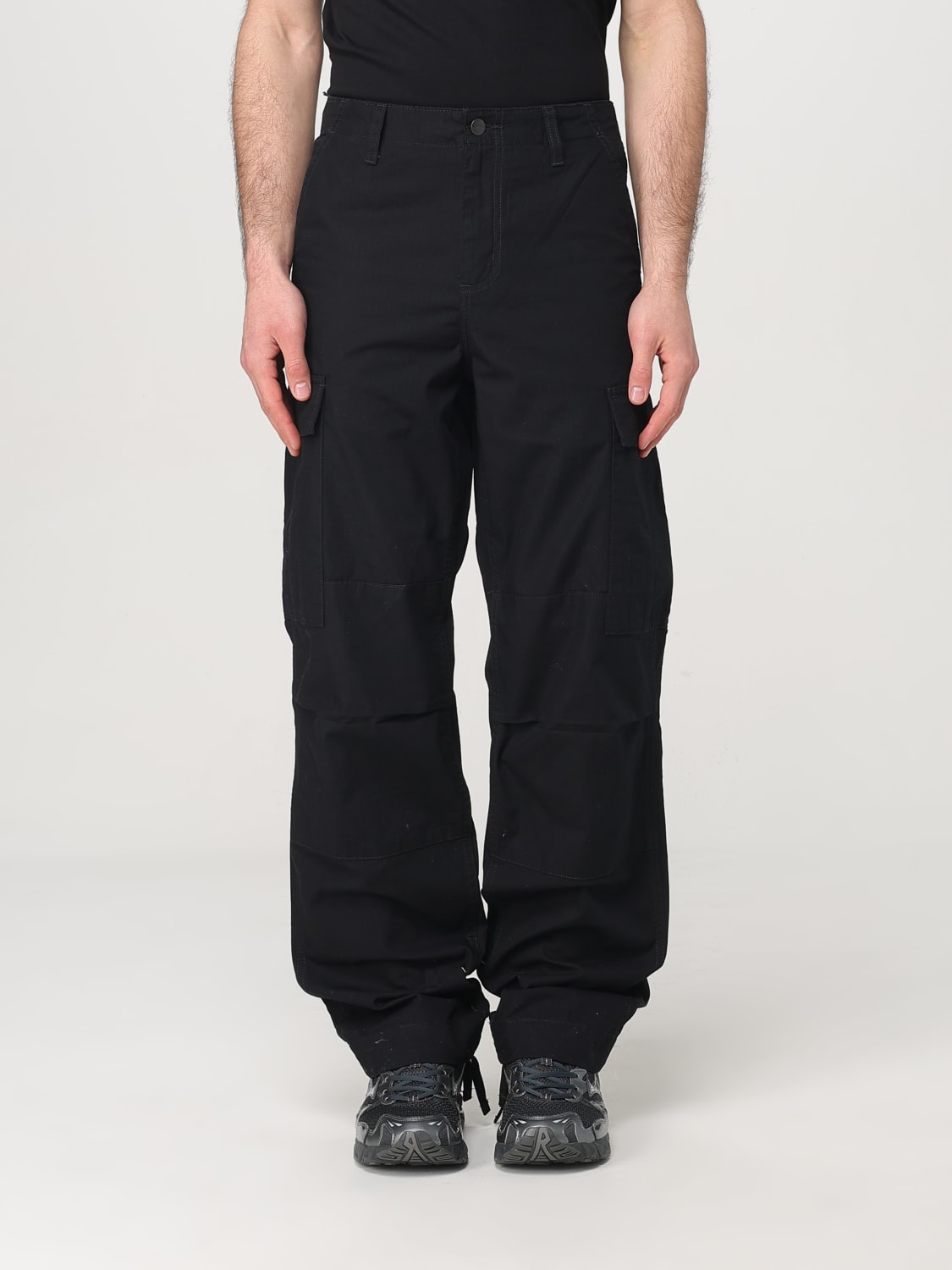 CARHARTT WIP PANTS: Pants men Carhartt Wip, Black - Img 1