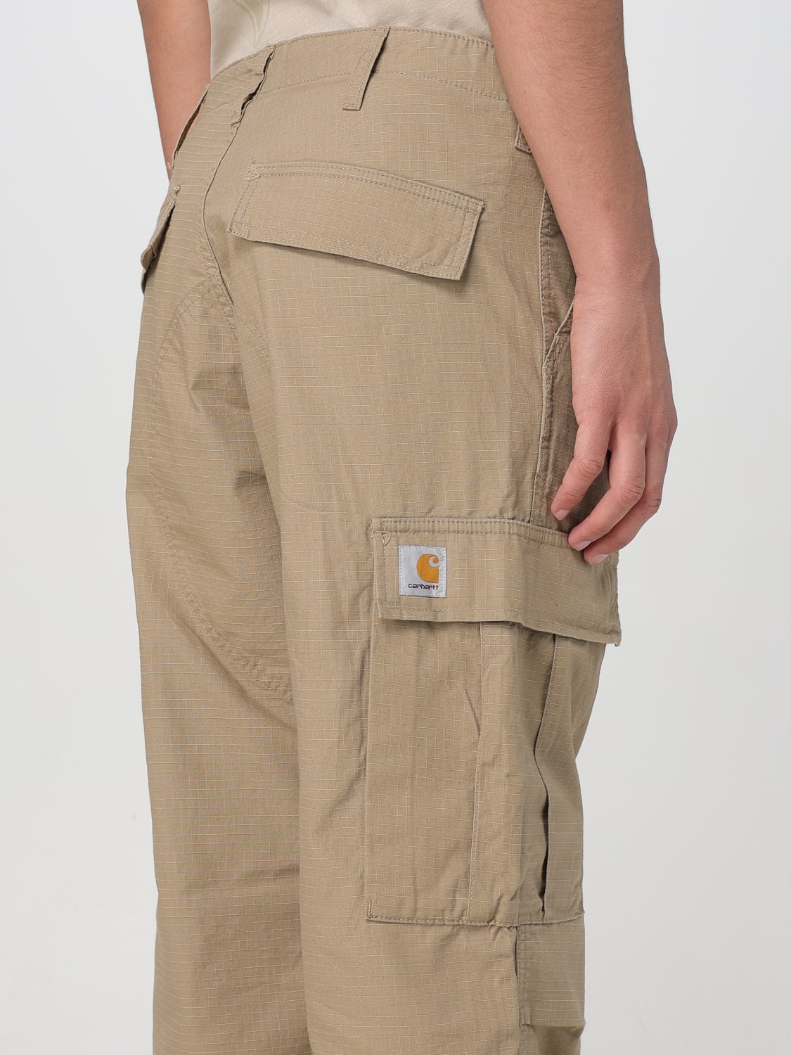 CARHARTT WIP PANTS: Pants men Carhartt Wip, Camel - Img 4