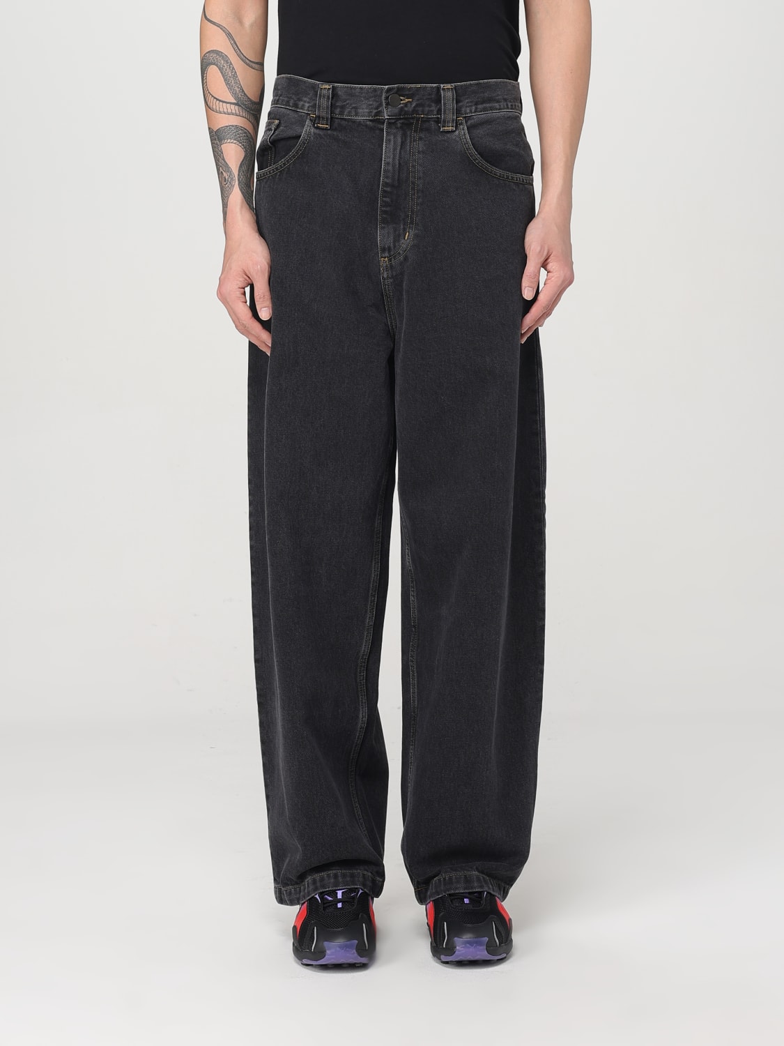 CARHARTT WIP JEANS: Jeans men Carhartt Wip, Black - Img 1