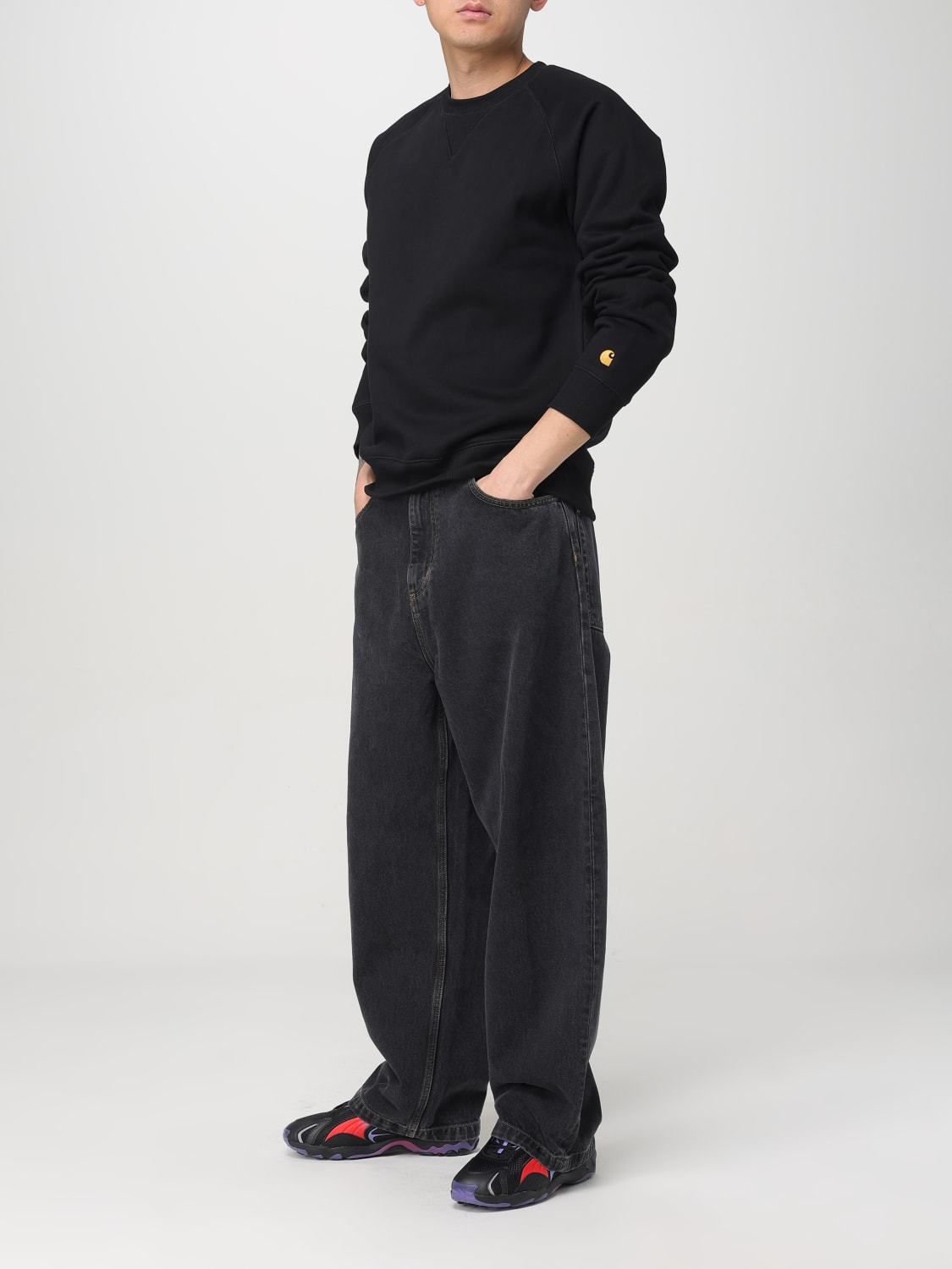 CARHARTT WIP JEANS: Jeans men Carhartt Wip, Black - Img 2