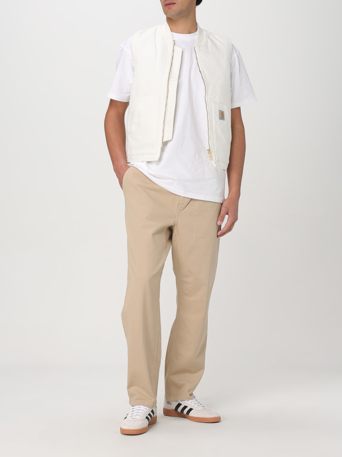 CARHARTT WIP GILET: Gilet Carhartt Wip in cotone , Bianco - Img 2