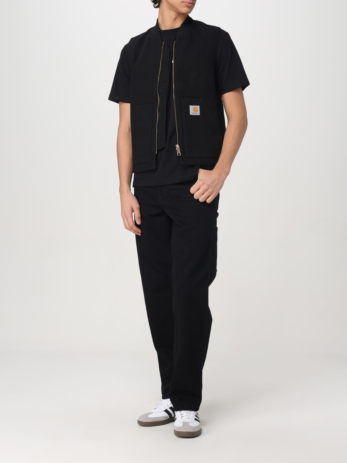 CARHARTT WIP GILET: Gilet Carhartt Wip in cotone , Nero - Img 2