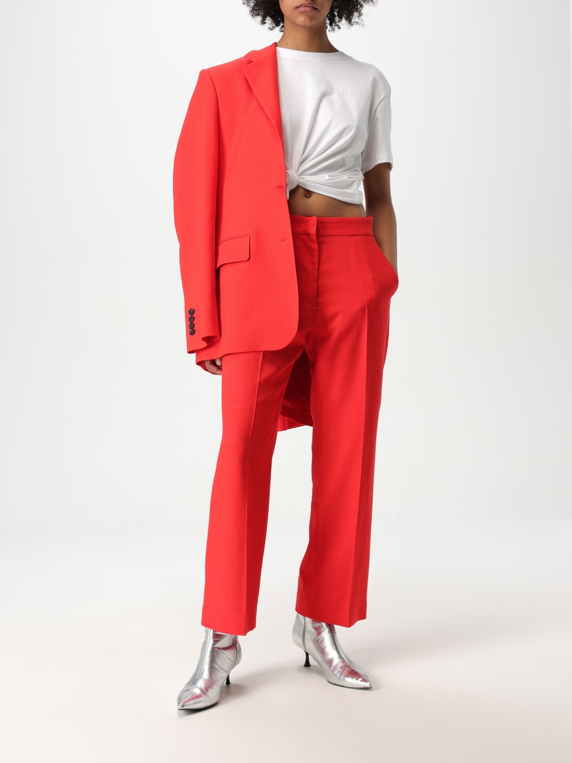 アウターその他 MSGM Woman Blazer Pink 3841MDG15257113 12 MSGM: Blazer woman - Pink | MSGM blazer 3841MDG15257113