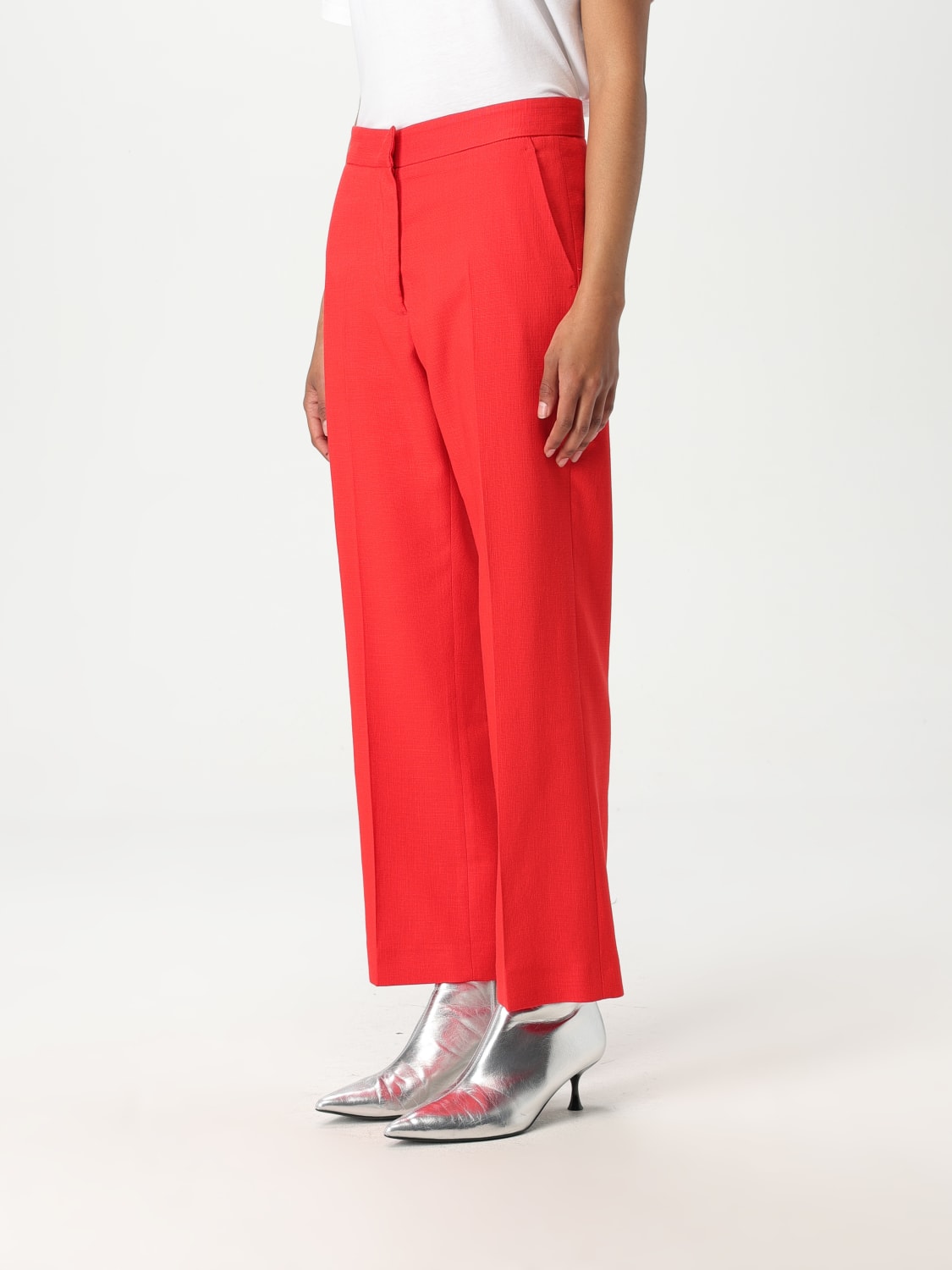 MSGM: Pants woman - Red | MSGM pants 3841MDP17257106 online