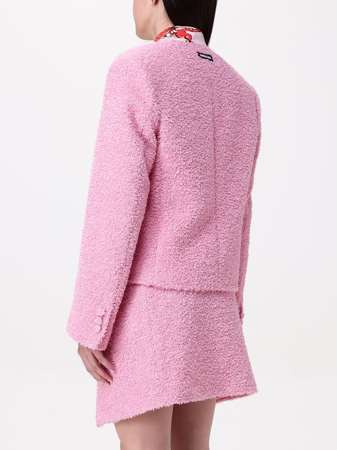 MSGM VESTE: Blazer femme MSGM, Rose - Img 3