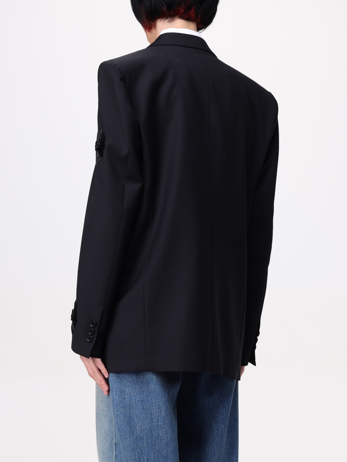 MSGM: Blazer woman - Black | MSGM blazer 3841MDG23X257136