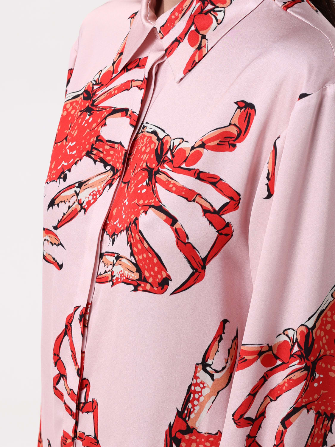 MSGM CAMISA: Camisa mujer MSGM, Rosa - Img 4