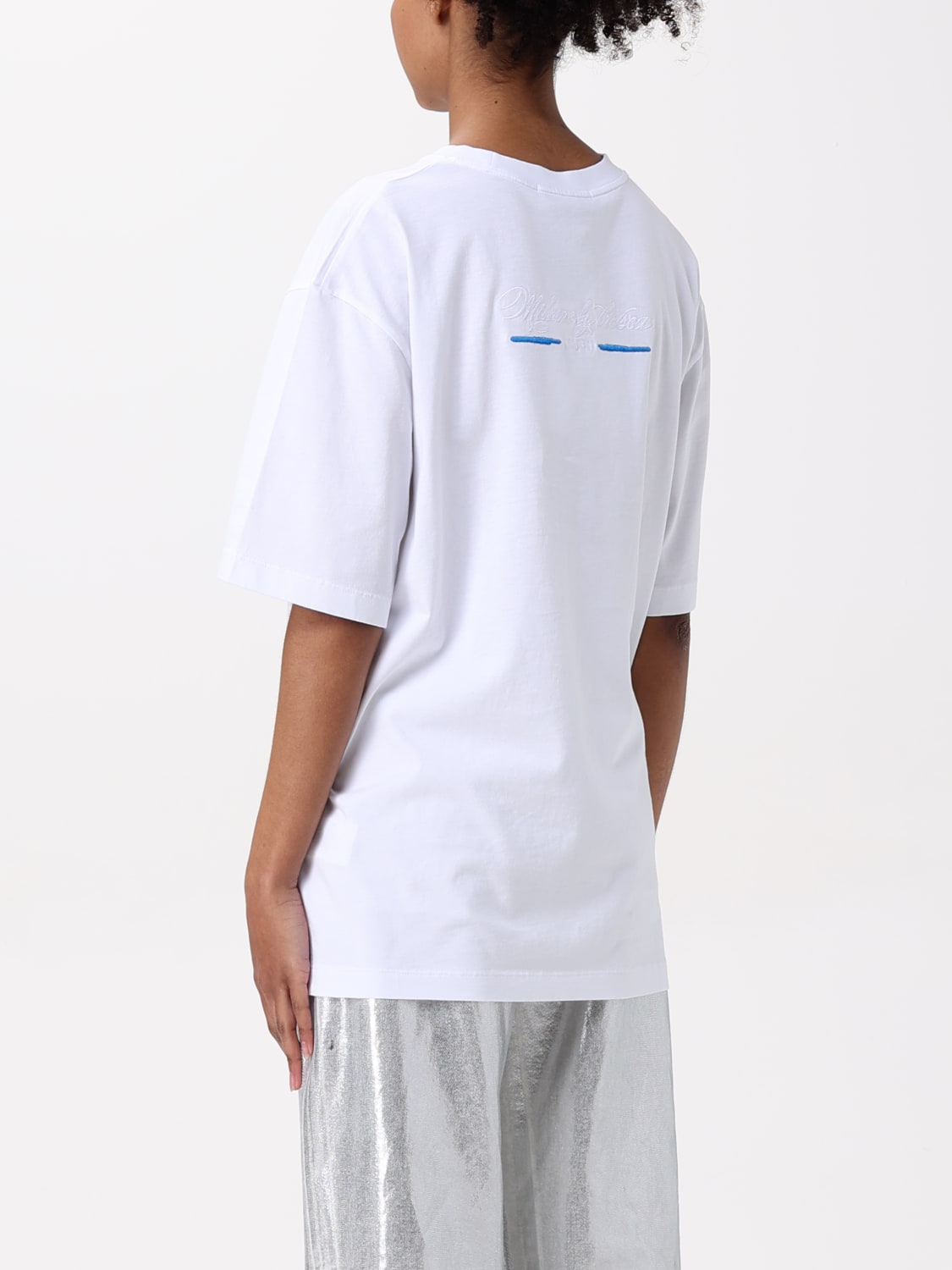 MSGM Tシャツ: Tシャツ レディース MSGM, ホワイト - Img 2