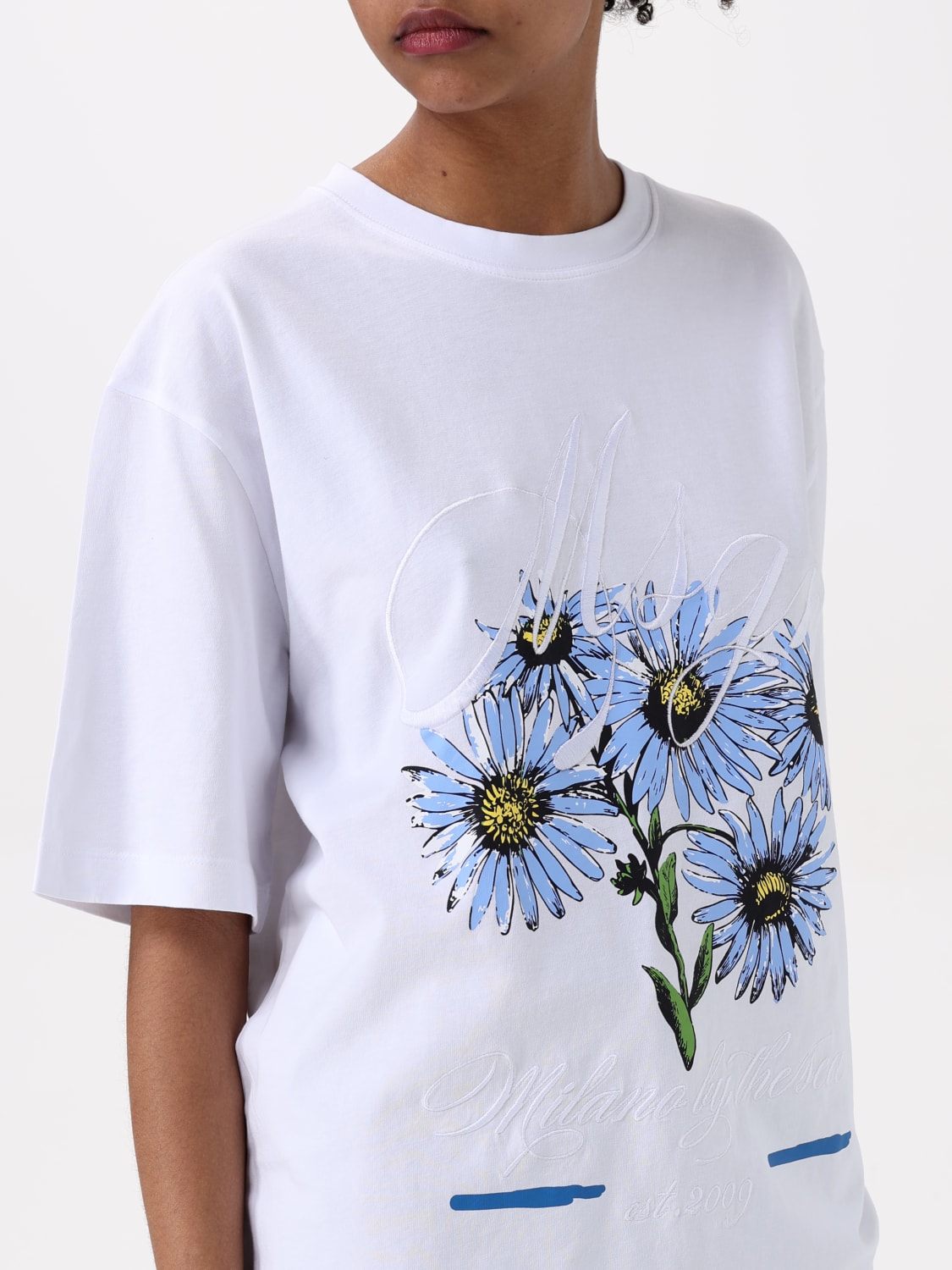 MSGM Tシャツ: Tシャツ レディース MSGM, ホワイト - Img 3