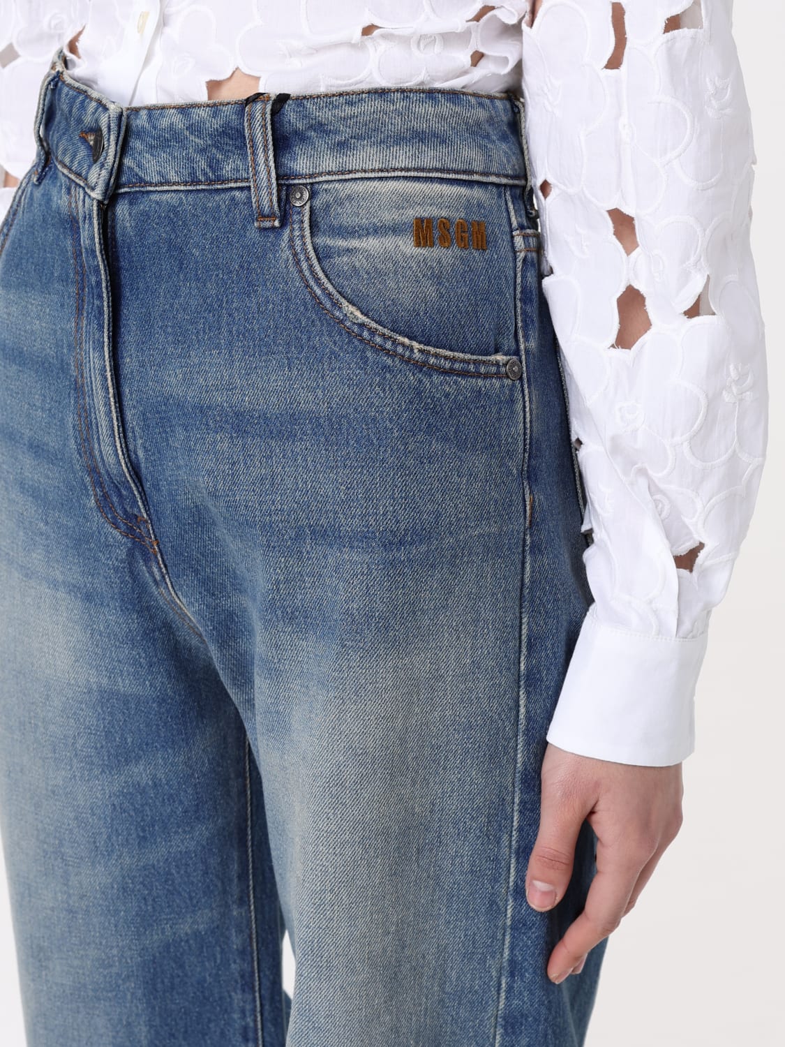 デニム・ジーパン MSGM Woman Jeans Denim 3841MDP239L257270 89 MSGM Woman Jeans Denim 3841MDP239L257270 89 (MSGM/デニム