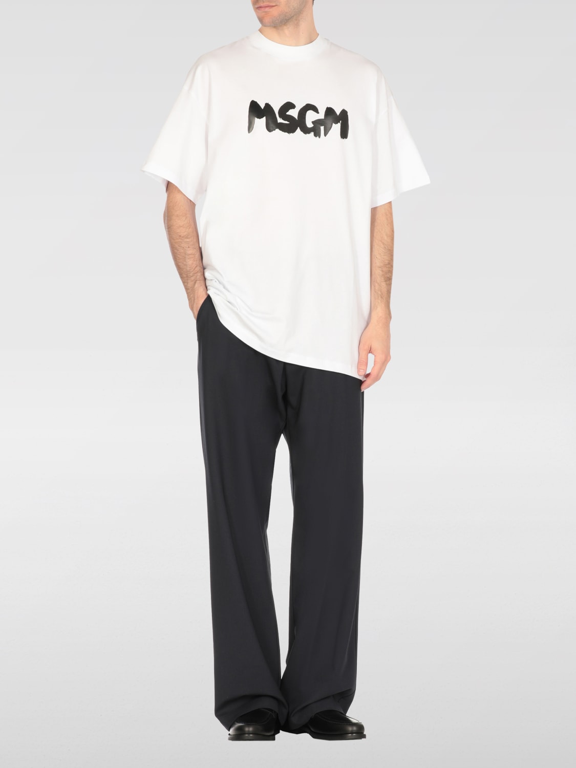 MSGM PANTALONES: Pantalón hombre MSGM, Azul Oscuro - Img 2
