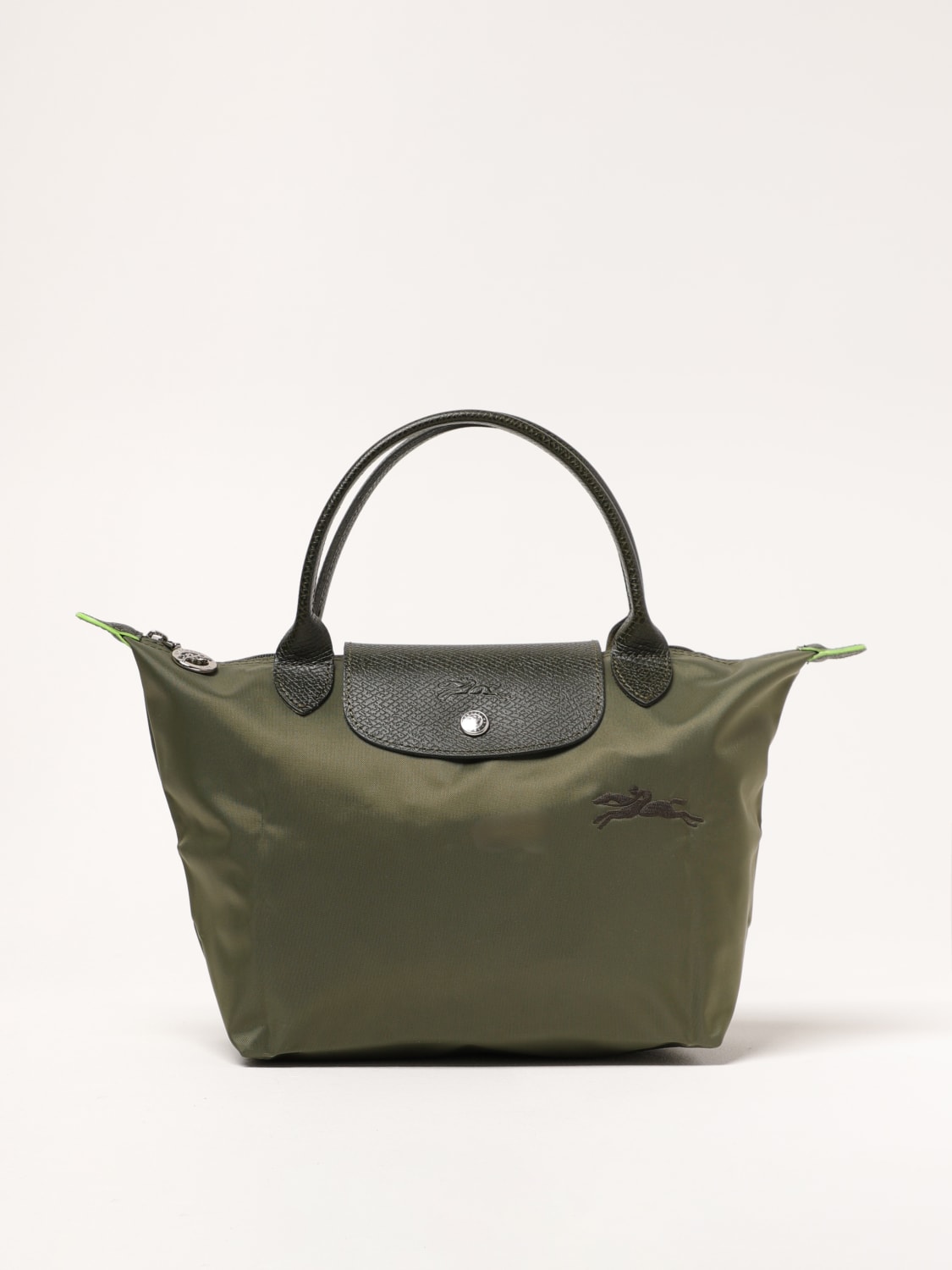 LONGCHAMP MINI BAG: Shoulder bag woman Longchamp, Green - Img 1