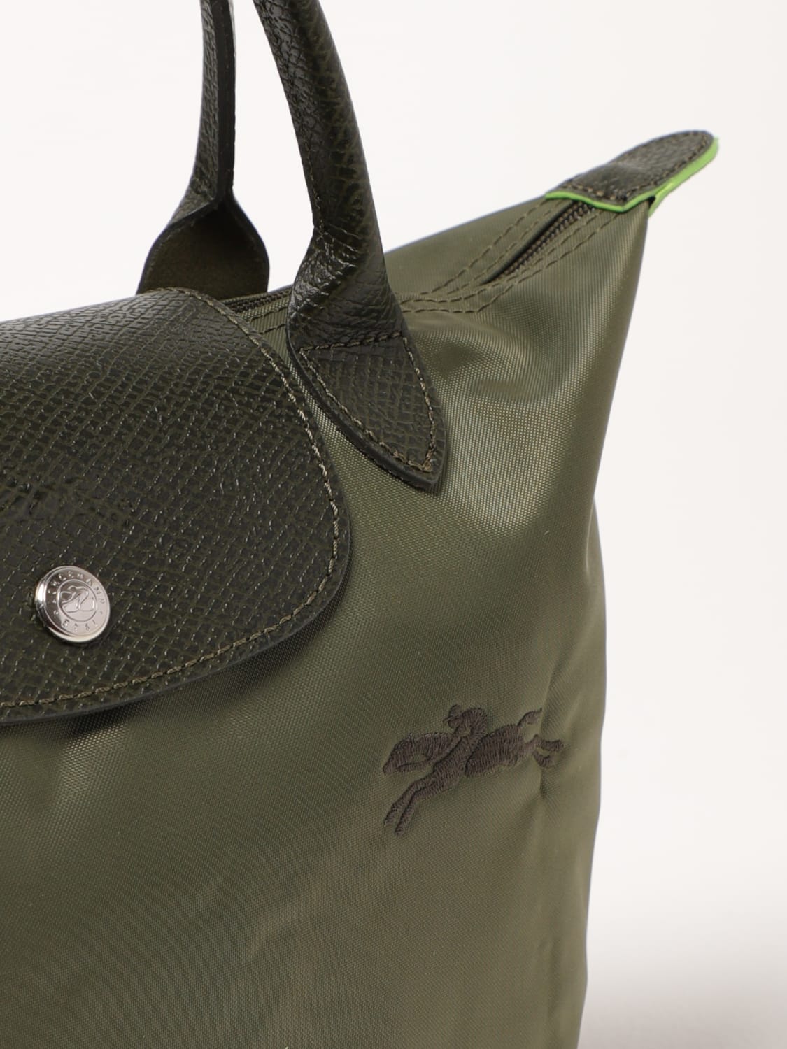 LONGCHAMP MINI BAG: Shoulder bag woman Longchamp, Green - Img 3