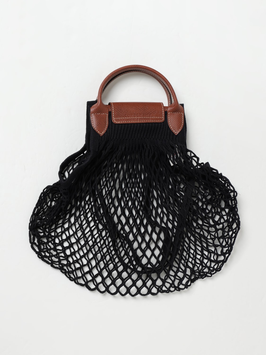 ハンドバッグ LONGCHAMP Woman Handbag Black 10121HVH 001 Le Pliage Filet L Mesh bag Black - Canvas | Longchamp EN