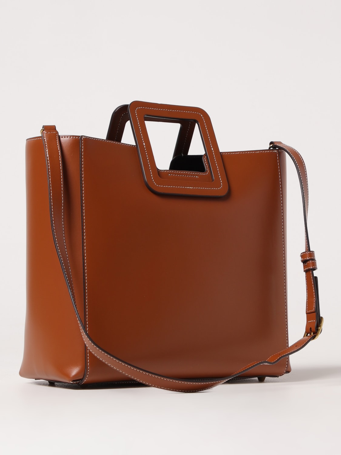 STAUD HANDBAG: Shoulder bag woman Staud, Brown - Img 2