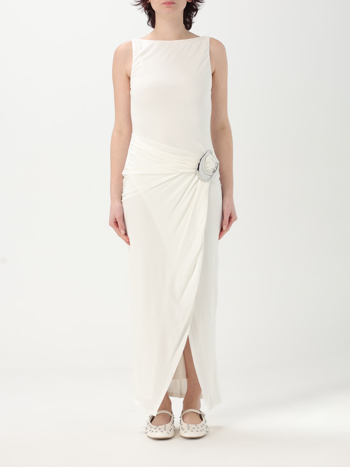 ワンピース STAUD Woman Dress Ivory R25R2137VJ IVY STAUD: Dress woman - Ivory | Staud dress R25R2137VJ online