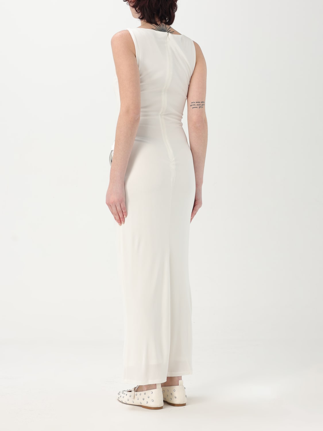 ワンピース STAUD Woman Dress Ivory R25R2137VJ IVY STAUD: Dress woman - Ivory | Staud dress R25R2137VJ online