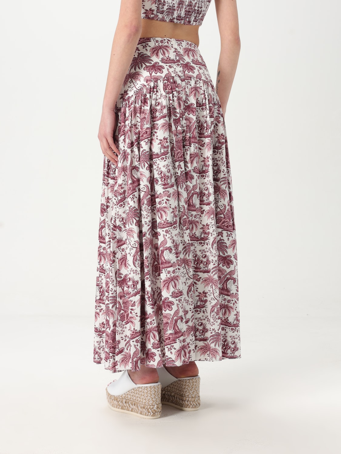 STAUD ROCK: Rock damen Staud, Burgunderrot - Img 3