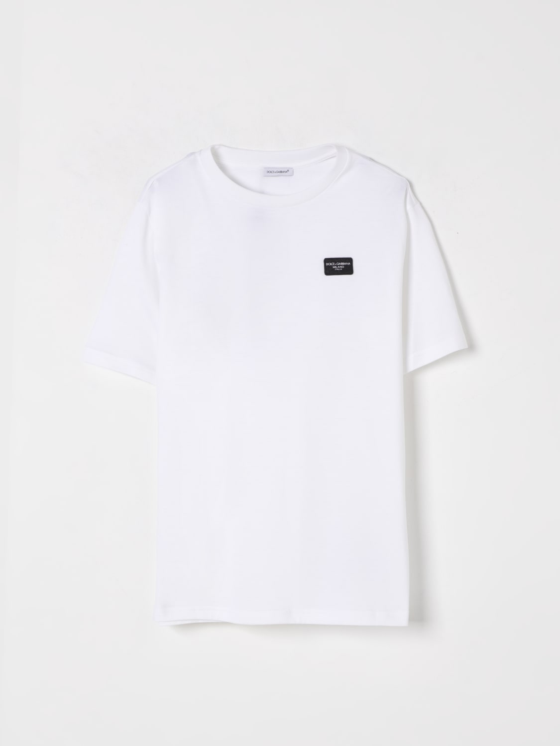 DOLCE & GABBANA T-SHIRT: T-shirt kinder Dolce & Gabbana, Weiß - Img 1