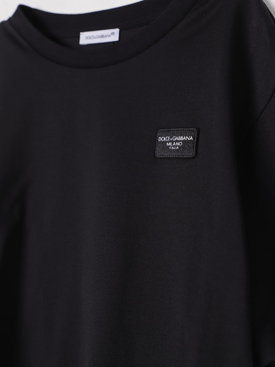 DOLCE & GABBANA CAMISETA: Camiseta niños Dolce & Gabbana, Negro - Img 3