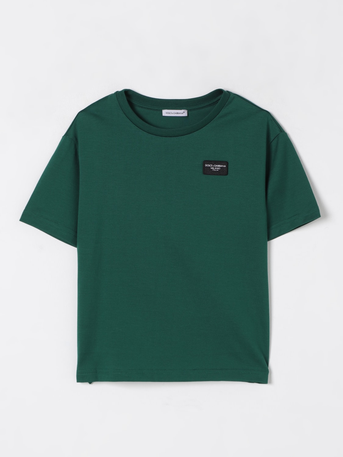 DOLCE & GABBANA T-SHIRT: T-shirt kinder Dolce & Gabbana, Grün - Img 1