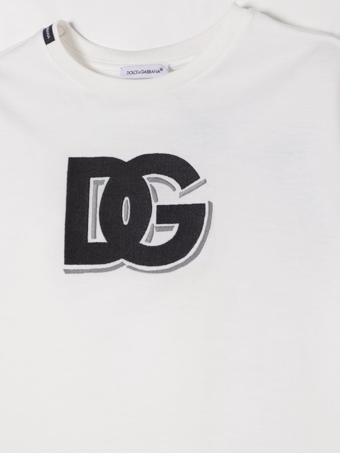 DOLCE & GABBANA T-SHIRT: T-shirt kinder Dolce & Gabbana, Weiß - Img 3
