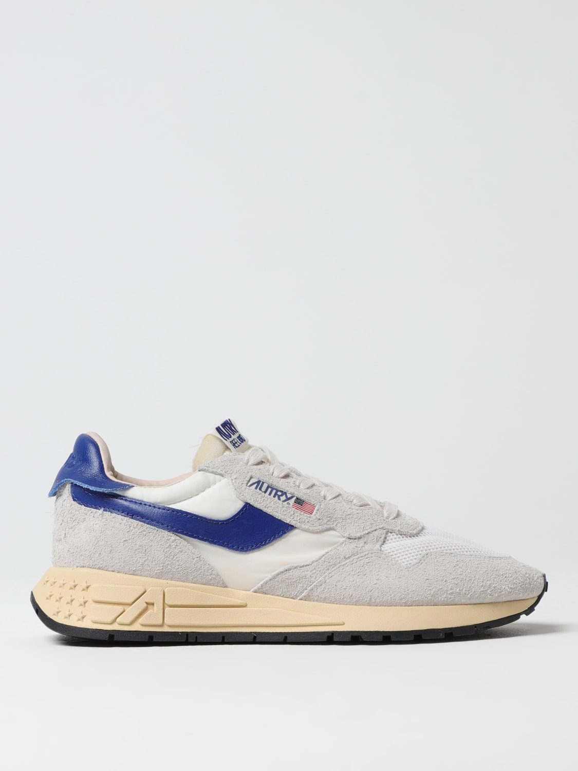スニーカー AUTRY SNEAKER (WWLWMU01) Autry Wildpace Low Sneakers In White Mesh And Suede
