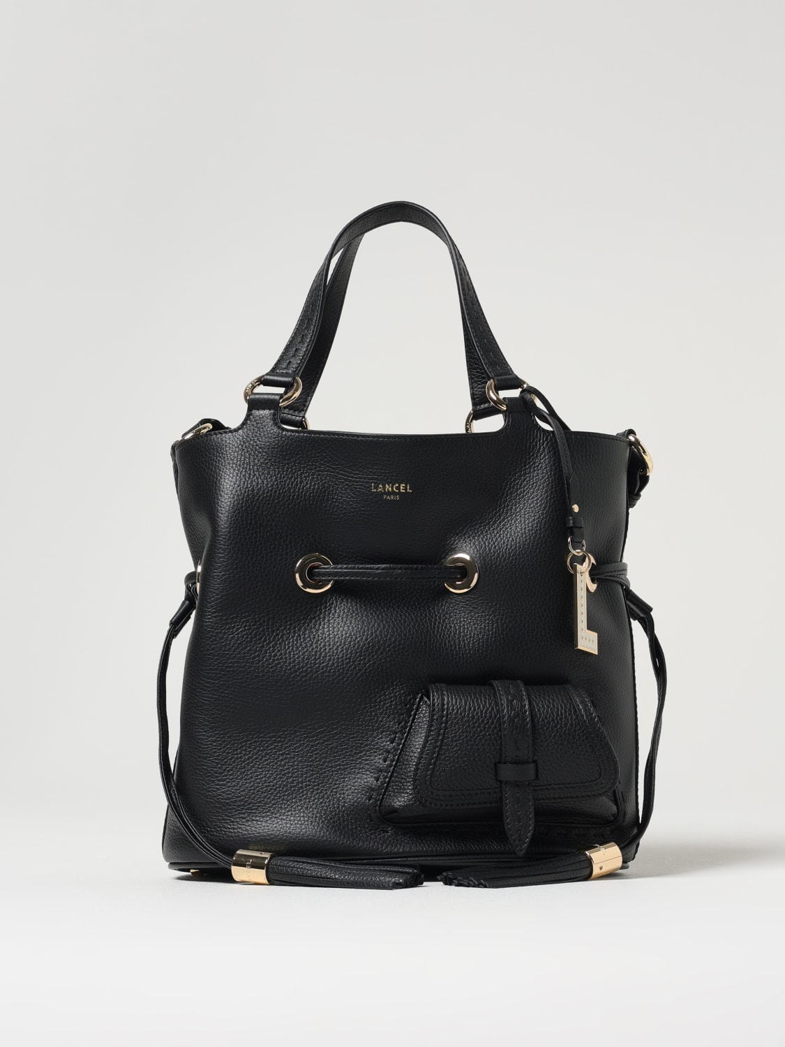 LANCEL: Shoulder bag woman - Black | Lancel shoulder bag