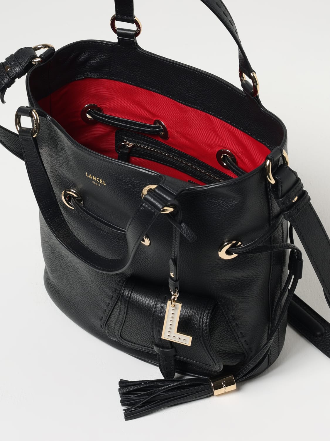 ショルダーバッグ・ポシェット LANCEL Woman Shoulder bag Leather A13381 H5 LANCEL: Shoulder bag woman - Leather | Lancel handbag A13381