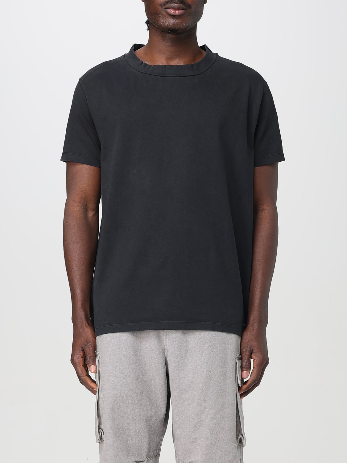 Tシャツ・カットソー OUR LEGACY Men T-shirt Black M2256BW Black Our Legacy - Bliss T-shirt Washed Black Band Jersey