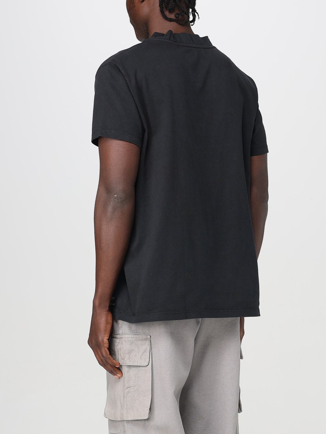 Tシャツ・カットソー OUR LEGACY Men T-shirt Black M2256BW Black Our Legacy - Bliss T-shirt Washed Black Band Jersey