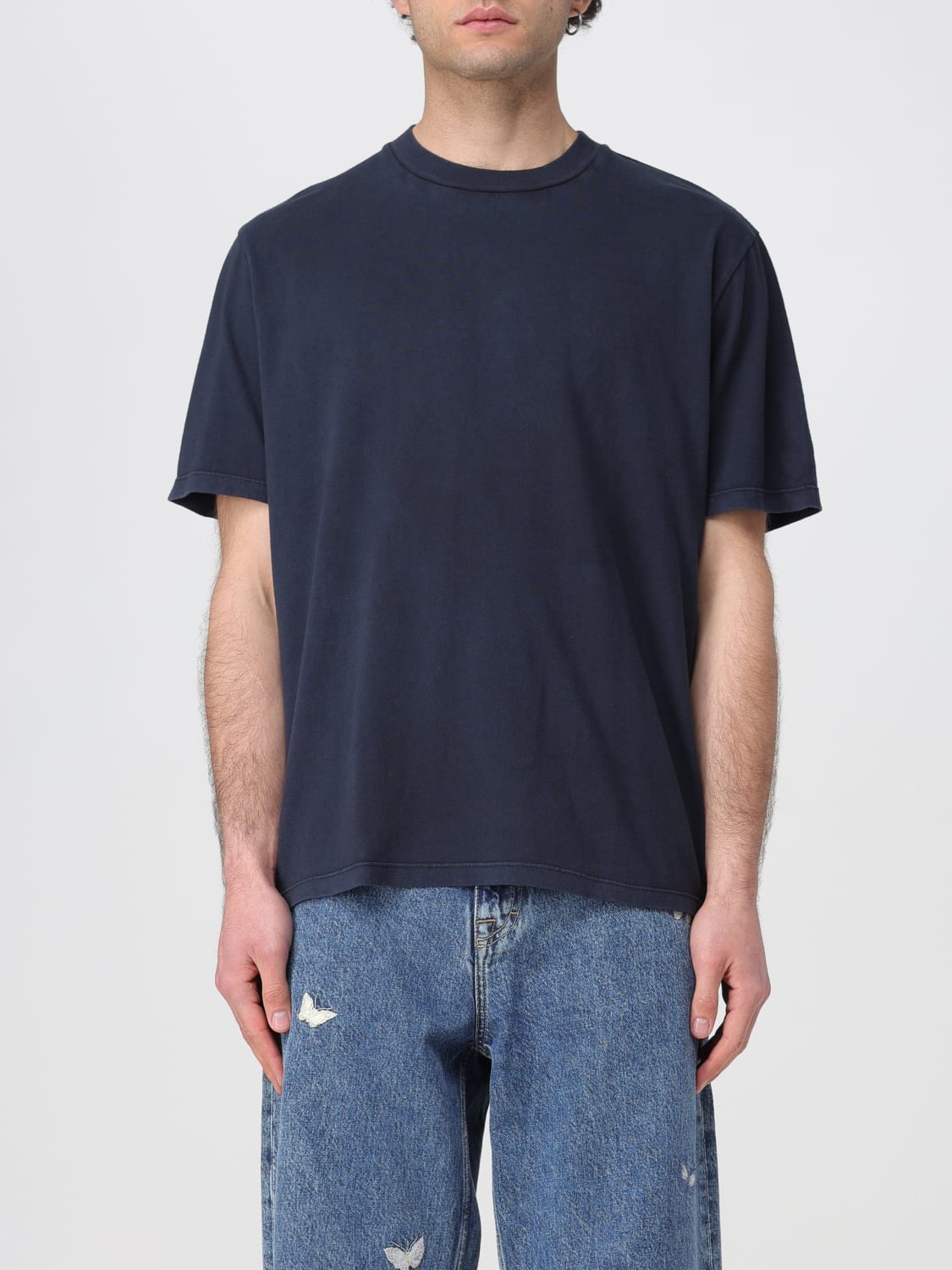 Tシャツ・カットソー OUR LEGACY Men T-shirt Blue M4246BO Worn Blue OUR LEGACY: T-shirt men - Blue | Our Legacy t-shirt M4246BO