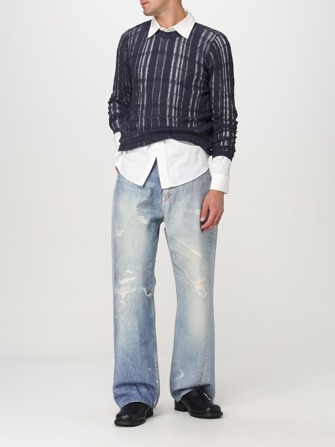 OUR LEGACY PULLOVER: Pullover herren Our Legacy, Blau - Img 2