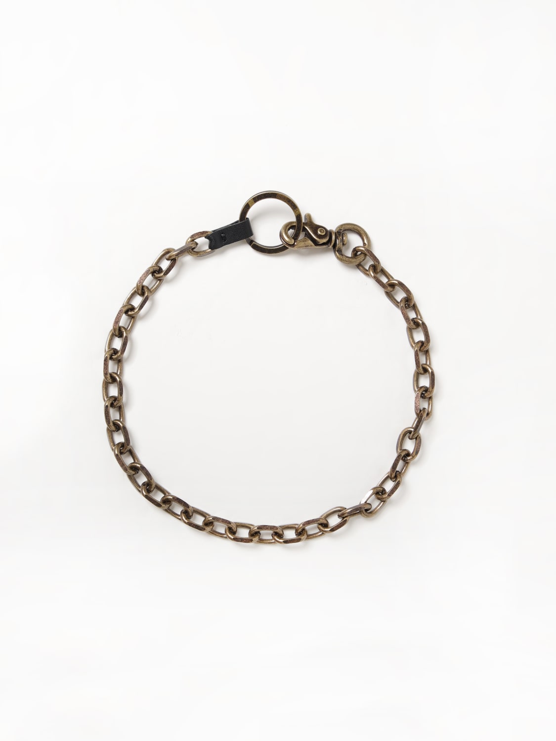 OUR LEGACY GIOIELLO: Collana Ladon Our Legacy in maglia anticata di ottone , Bronzo - Img 1