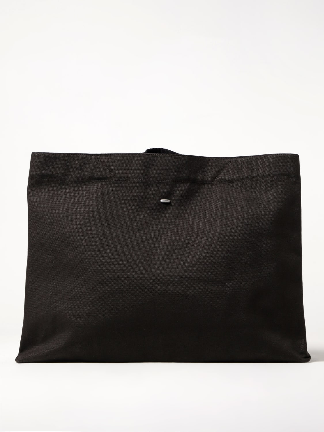 OUR LEGACY PORTADOCUMENTI: Borsa OBLUNGO in tela di cotone Our Legacy, Oliva - Img 1